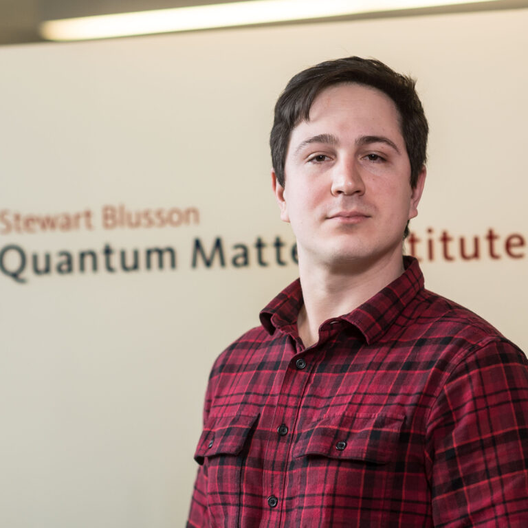 Fabio Boschini at the Stewart Blusson Quantum Matter Institute