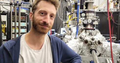 Matteo Michiardi worked with Andrea Damascelli on this spintronics discovery